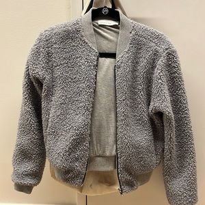 Grey Teddy Jacket
